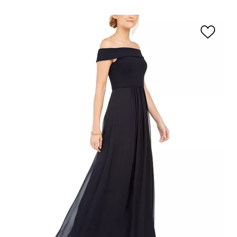 Adrianna Papell Midnight Blue Maxi Dress